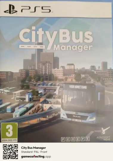 City Bus Manager PlayStation 5, PAL box front