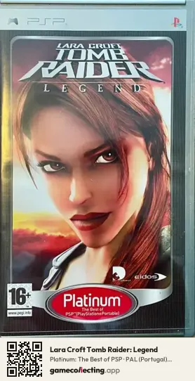 Lara Croft Tomb Raider: Legend PlayStation Portable, Portugal box front
