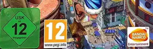 One Piece: World Seeker, the USK square on its front