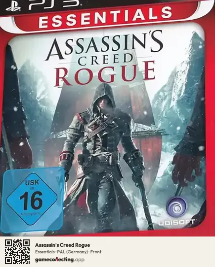 Assassin's Creed Rogue PlayStation 3, Germany box front