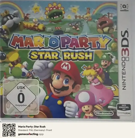 Mario Party: Star Rush Nintendo 3DS, Germany box front
