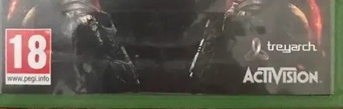 Call of Duty: Black Ops III, the PEGI square on its front