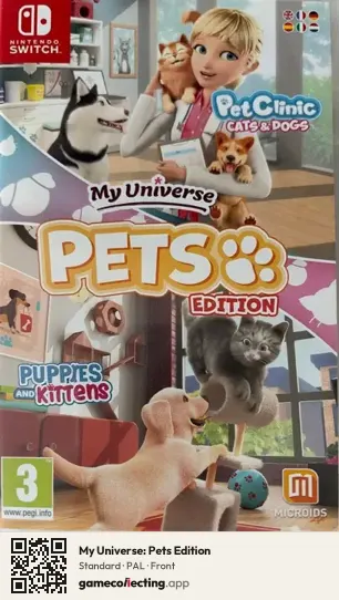 My Universe: Pets Edition Nintendo Switch, PAL box front