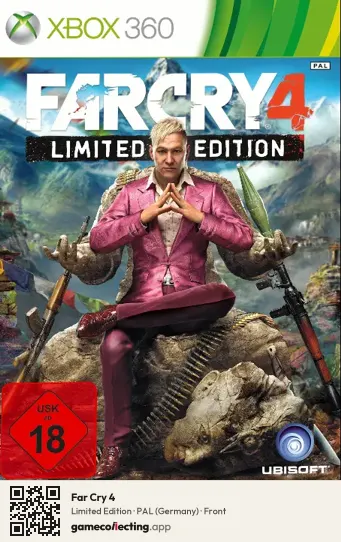 Far Cry 4 Xbox 360, Germany box front
