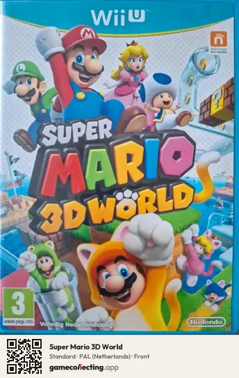 Super Mario 3D World Nintendo Wii U, Netherlands box front