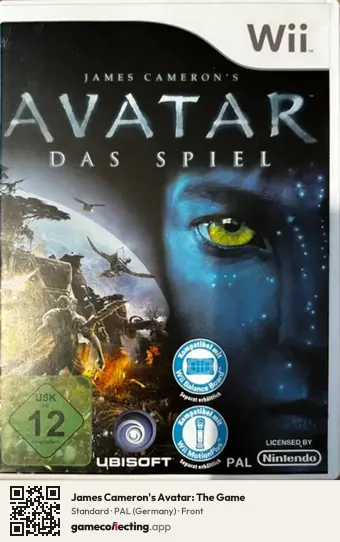 James Cameron's Avatar: The Game Nintendo Wii, Germany box front