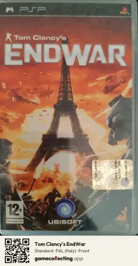 Tom Clancy's EndWar PlayStation Portable, Italy box front