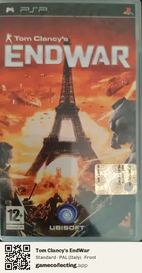 Tom Clancy's EndWar PlayStation Portable, Italy box front