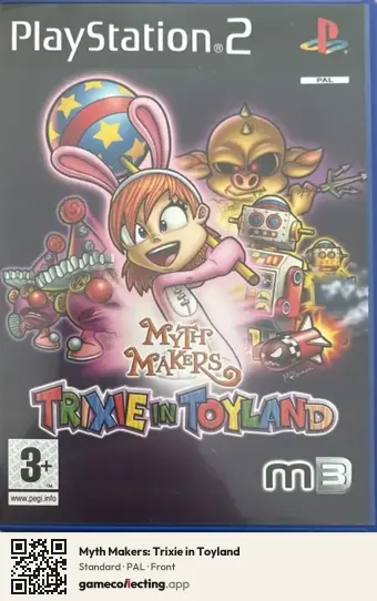 Myth Makers: Trixie in Toyland PlayStation 2, PAL box front