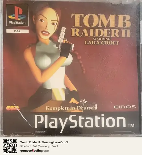 Tomb Raider II: Starring Lara Croft PlayStation, Germany box front
