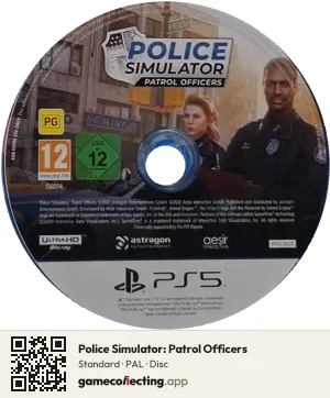 Police Simulator: Patrol Officers PlayStation 5, PAL disc