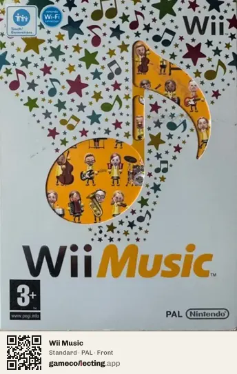 Wii Music Nintendo Wii, PAL box front
