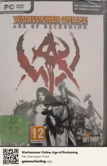 Warhammer Online: Age of Reckoning Computer, Germany box front
