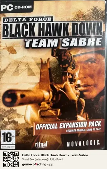 Delta Force: Black Hawk Down - Team Sabre Computer, PAL box front