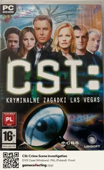 CSI: Crime Scene Investigation Computer, Poland box front