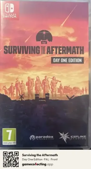 Surviving the Aftermath Nintendo Switch, PAL box front