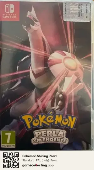 Pokémon Shining Pearl Nintendo Switch, Italy box front
