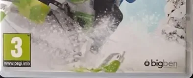 Snow Moto Racing Freedom, the PEGI square on its front