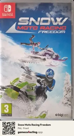 Snow Moto Racing Freedom Nintendo Switch, PAL box front