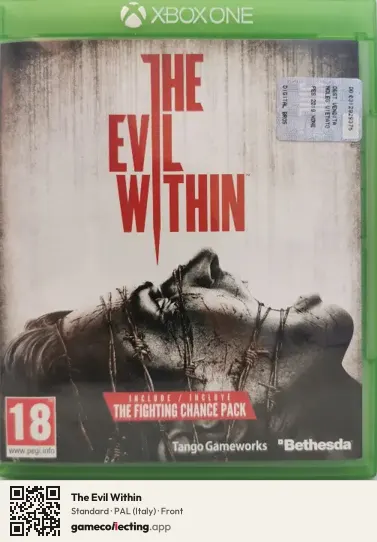 The Evil Within Xbox One, Italy box front