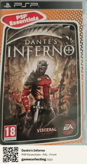 Dante's Inferno PlayStation Portable, PAL box front