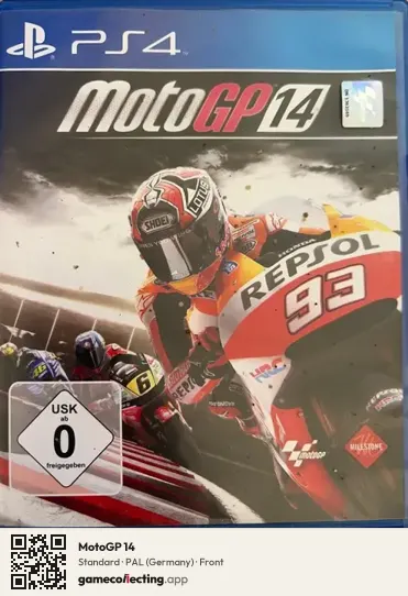 MotoGP 14 PlayStation 4, Germany box front