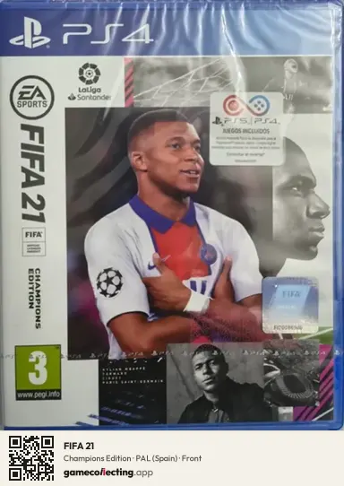 FIFA 21 PlayStation 4, Spain box front