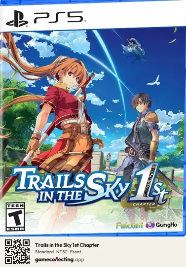Trails in the Sky 1st Chapter PlayStation 5, NTSC box front