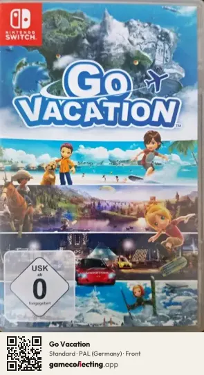 Go Vacation Nintendo Switch, Germany box front