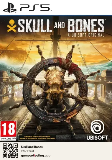 Skull and Bones PlayStation 5, PAL box front