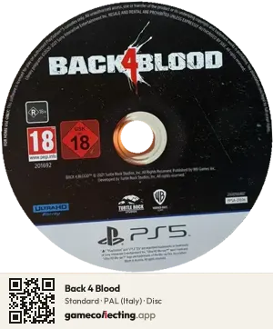 Back 4 Blood PlayStation 5, PAL disc