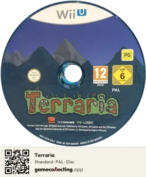 Terraria Nintendo Wii U, PAL disc