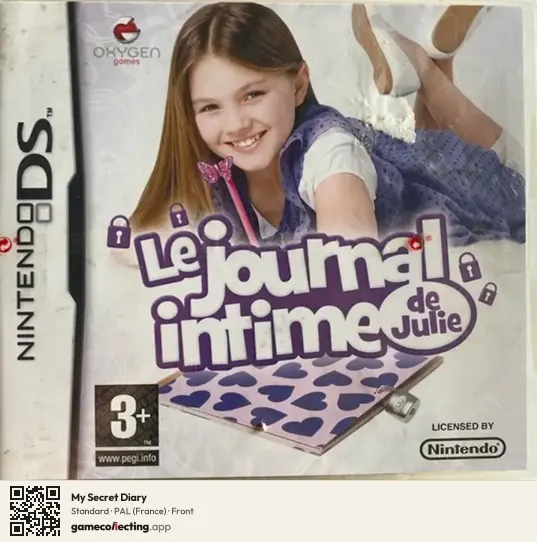My Secret Diary Nintendo DS, France box front