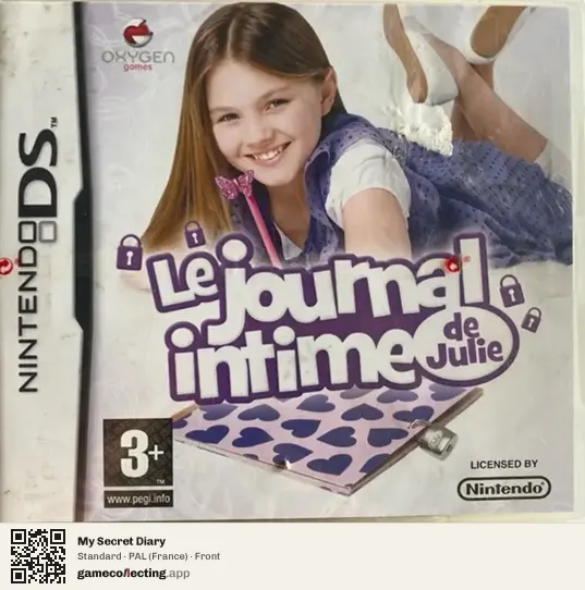 My Secret Diary Nintendo DS, France box front