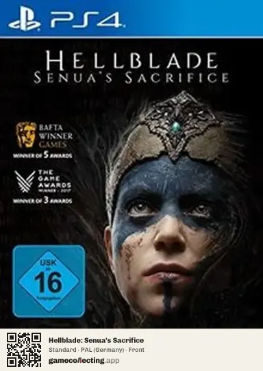 Hellblade: Senua's Sacrifice PlayStation 4, Germany box front