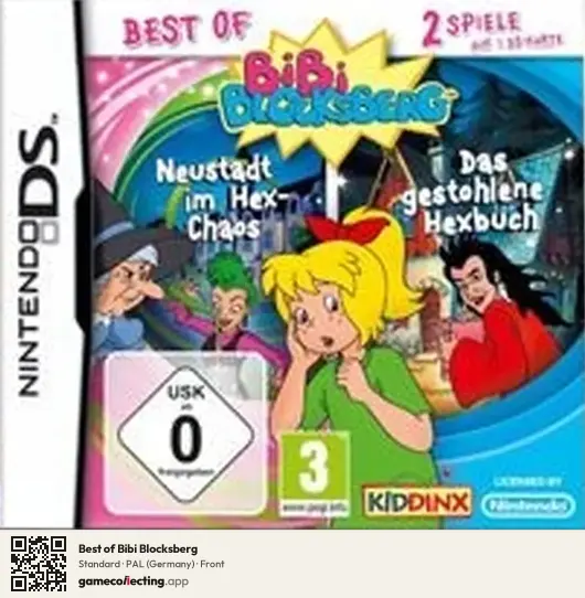 Best of Bibi Blocksberg Nintendo DS, Germany box front
