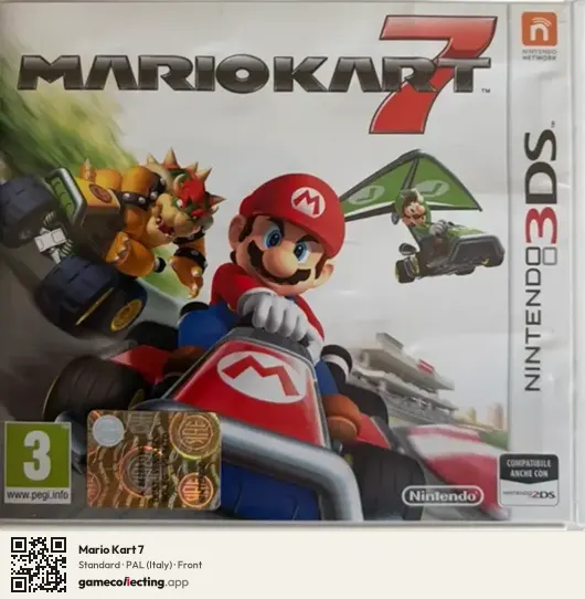 Mario Kart 7 Nintendo 3DS, Italy box front