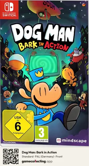 Dog Man: Bark in Action Nintendo Switch, Germany box front