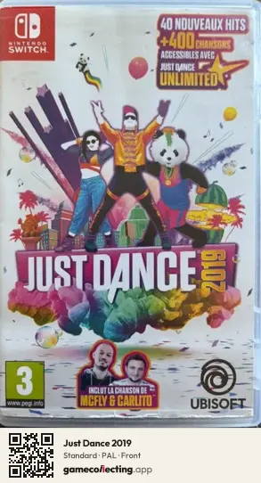Just Dance 2019 Nintendo Switch, PAL box front