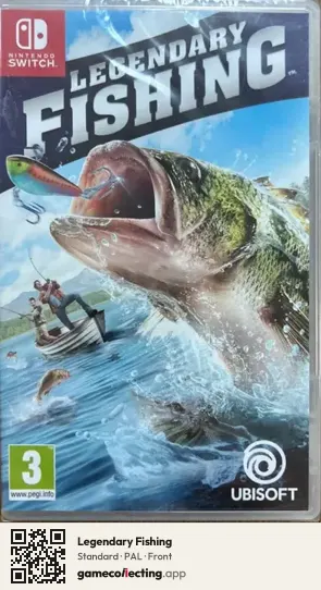 Legendary Fishing Nintendo Switch, PAL box front