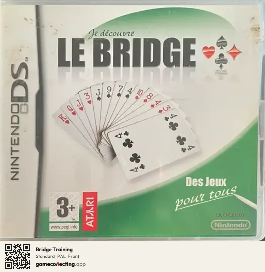 Bridge Training Nintendo DS, PAL box front