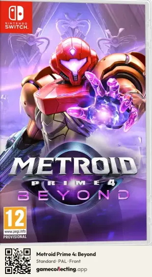 Metroid Prime 4: Beyond Nintendo Switch, PAL box front