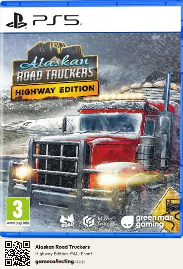 Alaskan Road Truckers PlayStation 5, PAL box front