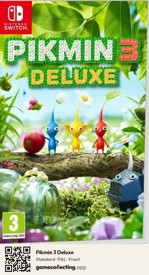 Pikmin 3 Deluxe Nintendo Switch, PAL box front