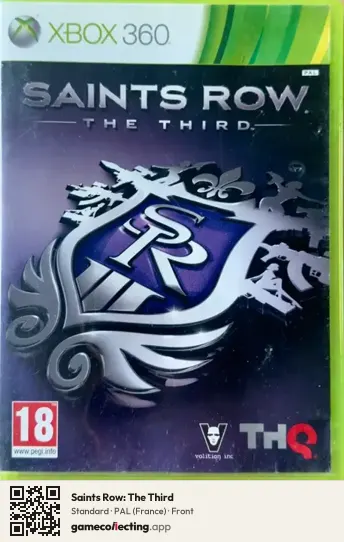 Saints Row: The Third Xbox 360, France box front