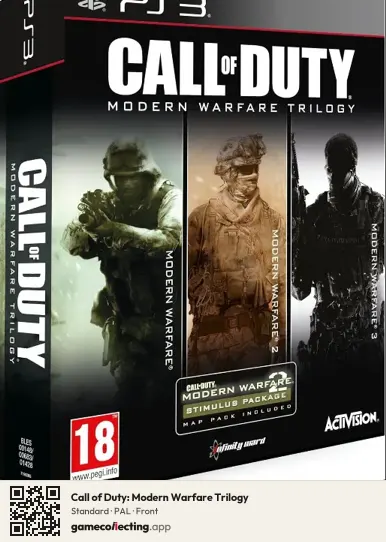 Call of Duty: Modern Warfare Trilogy PlayStation 3, PAL box front