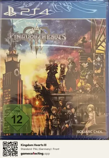 Kingdom Hearts III PlayStation 4, Germany box front
