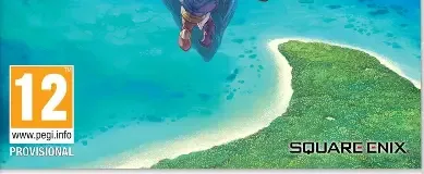 Trials of Mana, the PEGI square on its front