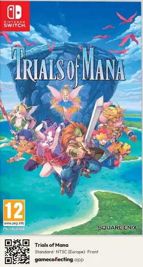 Trials of Mana Nintendo Switch, Europe box front