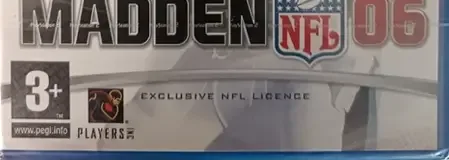 Madden NFL 06, the PEGI square on its front